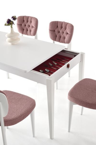 Vario Ahşap Ayaklı Mutfak Cafe Masası