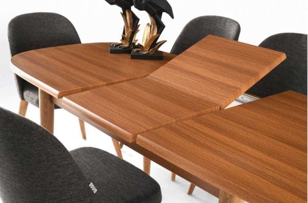 Sortie Oval Metal Ayaklı Mutfak Cafe Masası
