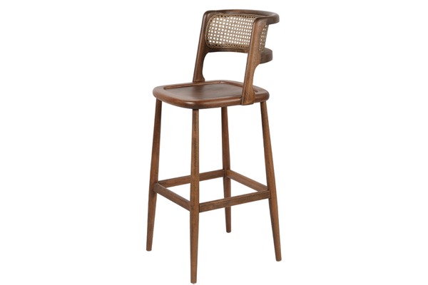 Tekila Ahşap Bar Sandalyesi