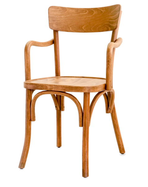 Norman Kollu Ahşap Sandalye