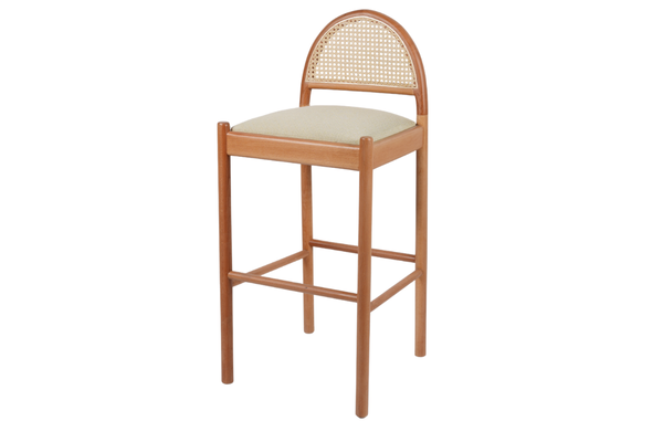 Sevila Ahşap Bar Sandalyesi