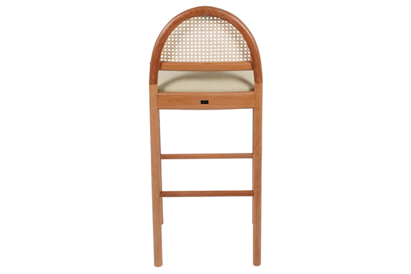 Sevila Ahşap Bar Sandalyesi